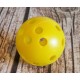 Kunststoffball, gelocht - gelb